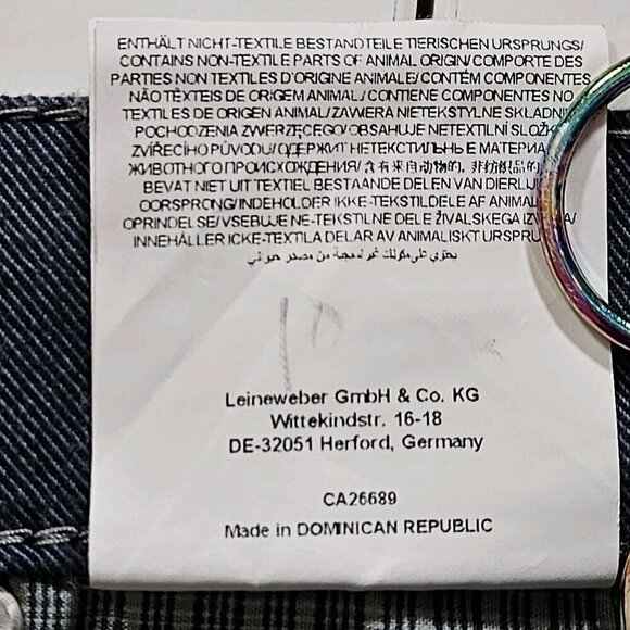 Brax Pants Mens 38x34 (32) Navy Straight Zip Fly Stretch Cooper Regular Preppy - Picture 14 of 16